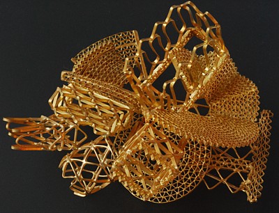 Robert Baines, gold brooch, 2010 Robert Baines, gold brooch, 2010
