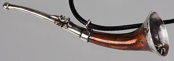 Tania Patterson, Hearing Trumpet Pendant with Ants