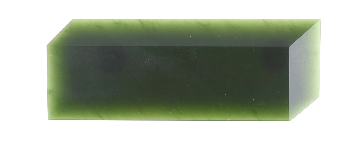 Joe Sheehan, Tilted Perspective Brooch 10, Pounamu