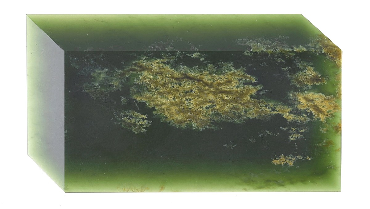 Joe Sheehan, Tilted Perspective Brooch, Pounamu