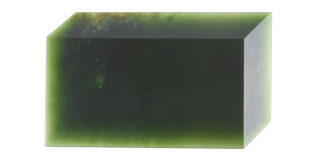 Joe Sheehan, Tilted Perspective Brooch 14, Pounamu