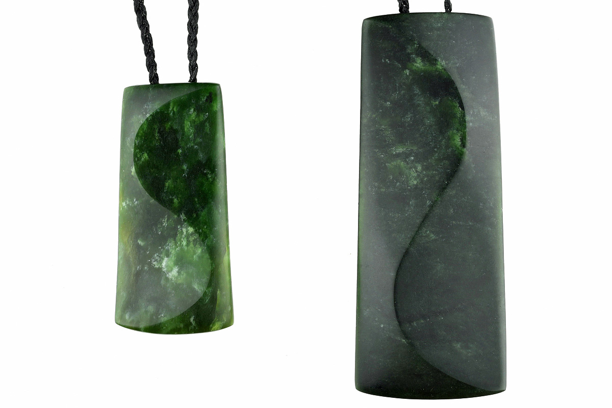Eszter Szigethy, pounamu pendants Eszter Szigethy, pounamu pendants