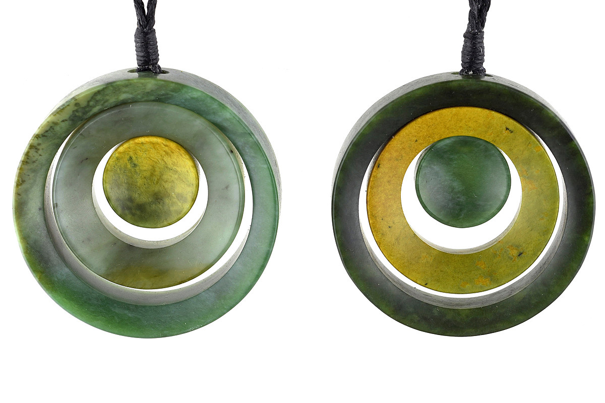 Eszter Szigethy, pounamu pendants Eszter Szigethy, pounamu pendants